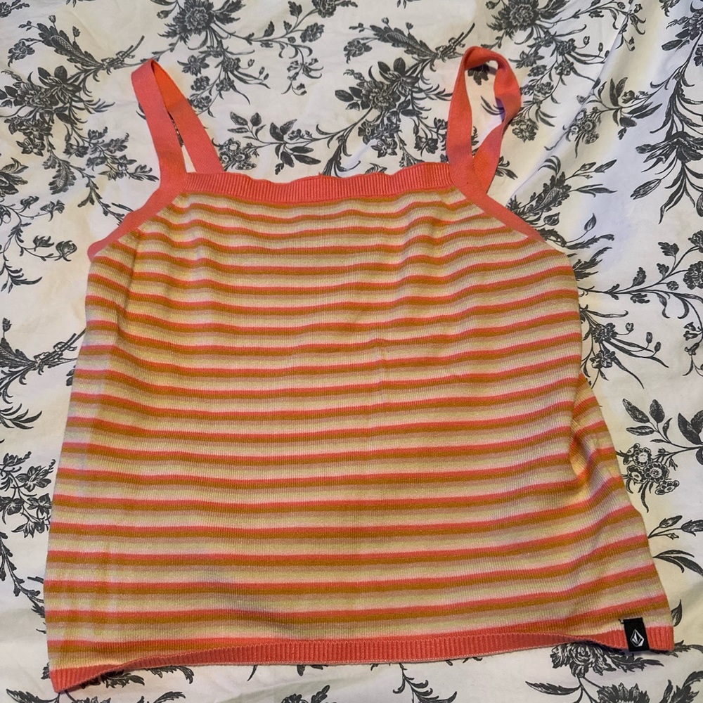Volcom Multicolor Striped Camisole